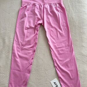 AYBL Baby Pink Empower Seamless Leggings